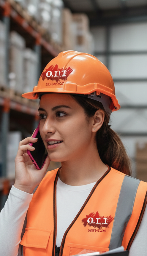 Operadora O.D.I en bodega (9:16)